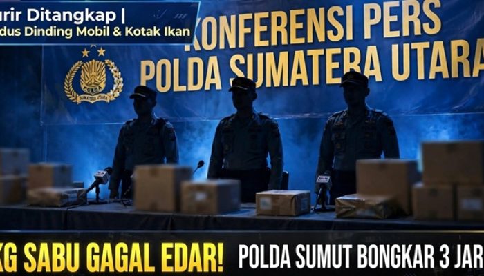 Polda Sumut Bongkar 3 Jaringan Sabu Aceh-Jakarta: 244 Kg Disita, 9 Kurir Ditangkap-Modus Kotak Ikan & Share Location