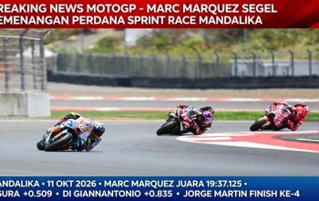 Mandalika Bergemuruh! Marc Marquez Segel Kemenangan Perdana Sprint Race MotoGP Indonesia 2026