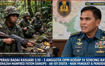 KSAL Apresiasi Marinir Habema Tumpas 3 Anggota OPM di Maybrat – Dapat Kenaikan Pangkat
