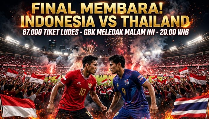 GBK Membara! Modal 9 Gol vs Istirahat Panjang, Final Indonesia vs Thailand Bukan Sekadar Soal Trofi