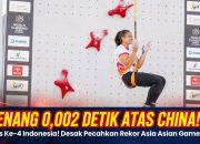 Dramatis! Desak Rita Selamatkan Muka Indonesia di Asian Games 2026, Kalahkan China 0,002 Detik