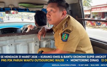Keren! Wali Kota Sibolga Naik Angkot Bareng Warga: ASN Wajib Kendaraan Umum Tiap Selasa Demi Kurangi Emisi & Bantu Ekonomi Sopir