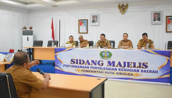 Pemko Sibolga Pertegas Penyelesaian Kerugian Daerah, Wakil Wali Kota Tekankan Tanggung Jawab ASN dan Pengamanan Aset
