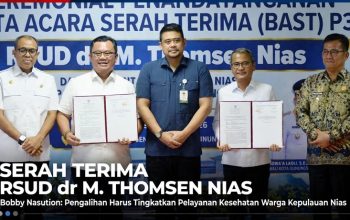 Bobby Nasution Tegaskan Serah Terima RSUD Thomsen Nias Jangan Ganggu Layanan: Akses Kesehatan Warga Kepulauan Nias Harus Makin Kuat
