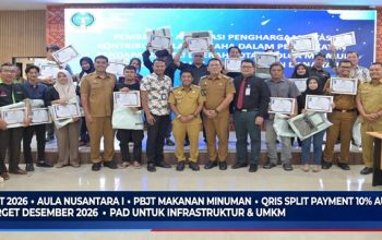 Pemko Sibolga Beri Penghargaan 26 Usaha Taat Pajak: Dorong QRIS Split Payment untuk PAD Transparan