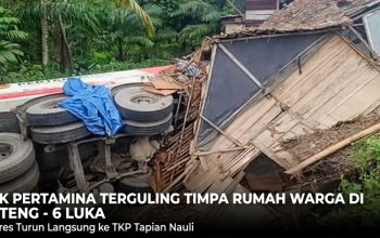 6 Luka-luka Akibat Truk Pertamina Timpa Rumah Warga, Polisi Dalami Penyebabnya
